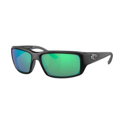 Costa Del Mar Fantail Polarized Matte Black Wrap Sunglasses - 6S9006-900639-
