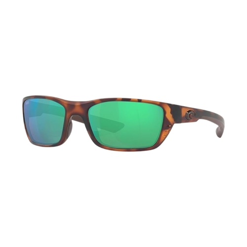 Costa Del Mar Whitetip Unisex Sunglasses Tortoiseshell Green Mirror Glass Lens