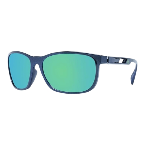Adidas SP0014 62 Unisex Sunglasses Matte Blue Green Mirror Lens 62mm