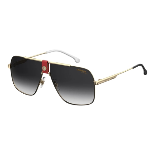 Carrera 1018/S Men’s Square Sunglasses Gold Red Metal Frame Gradient 63mm