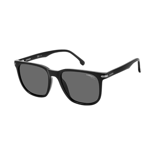 CARRERA 300/S 08A M9 Sunglasses Black Gray Frame Gray Polarised Lenses 54mm