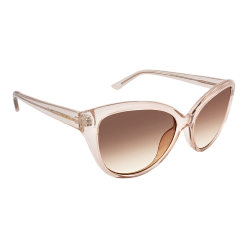 Calvin Klein CK19536S Womens Sunglasses Beige Frame Brown Gradient Lens UV
