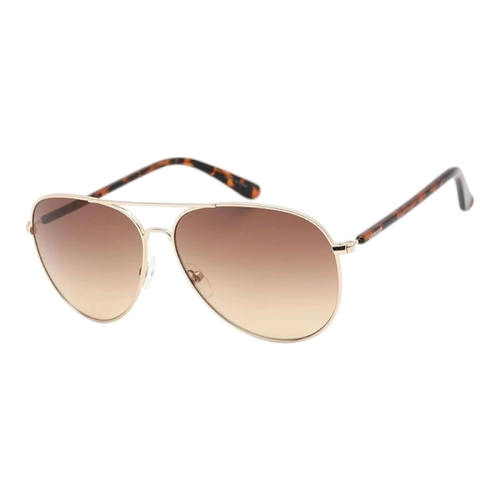 Calvin Klein CK19314S Unisex Sunglasses Gold Frame Brown Gradient Lens UV