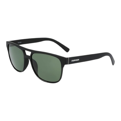 Calvin Klein CK20523S Mens Sunglasses Matte Black Frame Green Lens UV