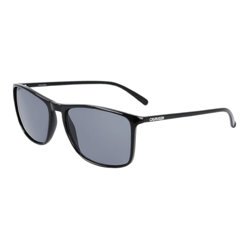 Calvin Klein CK20524S Mens Sunglasses Black Frame Grey Lens Rectangular UV