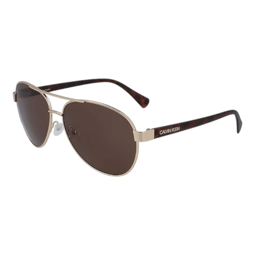 Calvin Klein CK19316S Men’s Aviator Sunglasses Gold Frame 60mm Metal Unisex