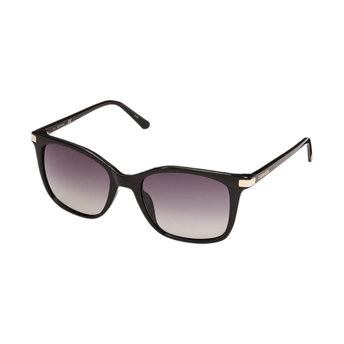 Calvin Klein CK19527S Black Sunglasses Grey Gradient Lenses Modern Chic Style
