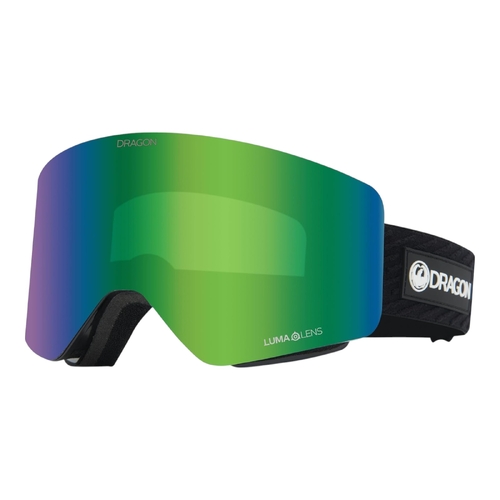 Dragon R1 OTG Snow Goggles Icon Frame Lumalens Green Ion Unisex Medium Fit