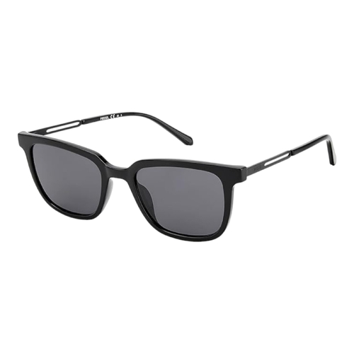 Fossil FOS 3130/G/S Men’s Rectangular Sunglasses Black Frame Grey Lens 54mm