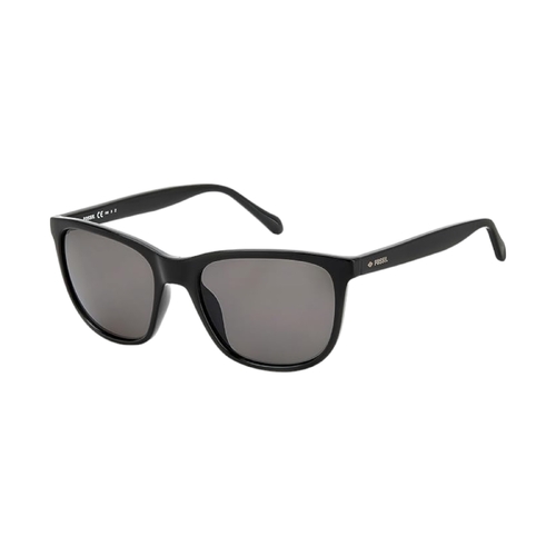 Fossil 3145/S Mens Black Sunglasses Grey Polarised Lenses 55mm FOS3145S