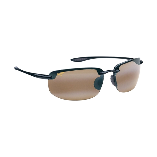 Maui Jim Sunglasses Ho&#39;okipa H407-02 Gloss Black / HCL Bronze Polarised Lenses