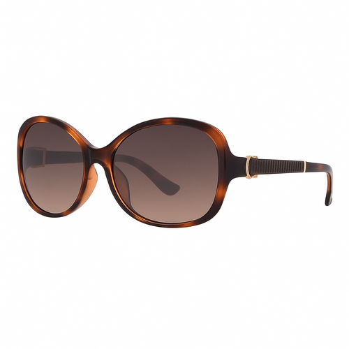 Salvatore Ferragamo SF 744SLA 214 Women’s Sunglasses Brown Frame 59mm CR39 Lens