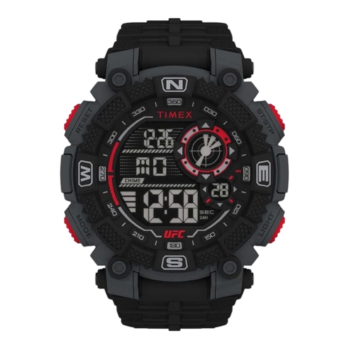 Timex TW5M53700 Mens Watch UFC Redemption 50mm Black Analogue Digital