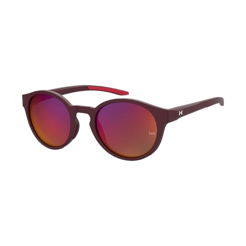 Under Armour Male Round Sunglasses Black Rubber Trim 52mm UA 0006/S